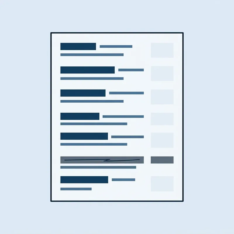 A printed bank statement lying flat on a plain surface with one line marked